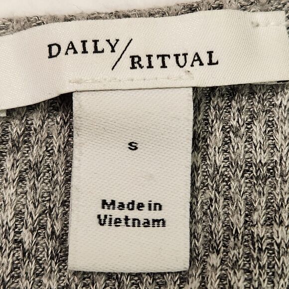 Daily Ritual Heathered Grey Dress Anthropologie Size S Super Soft - Picture 5 of 5